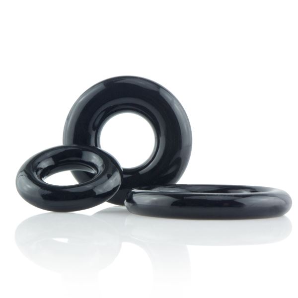 Screaming O RingO's x 3 (Black) 2 Screaming O RingO's x 3 (Black) - Image 2