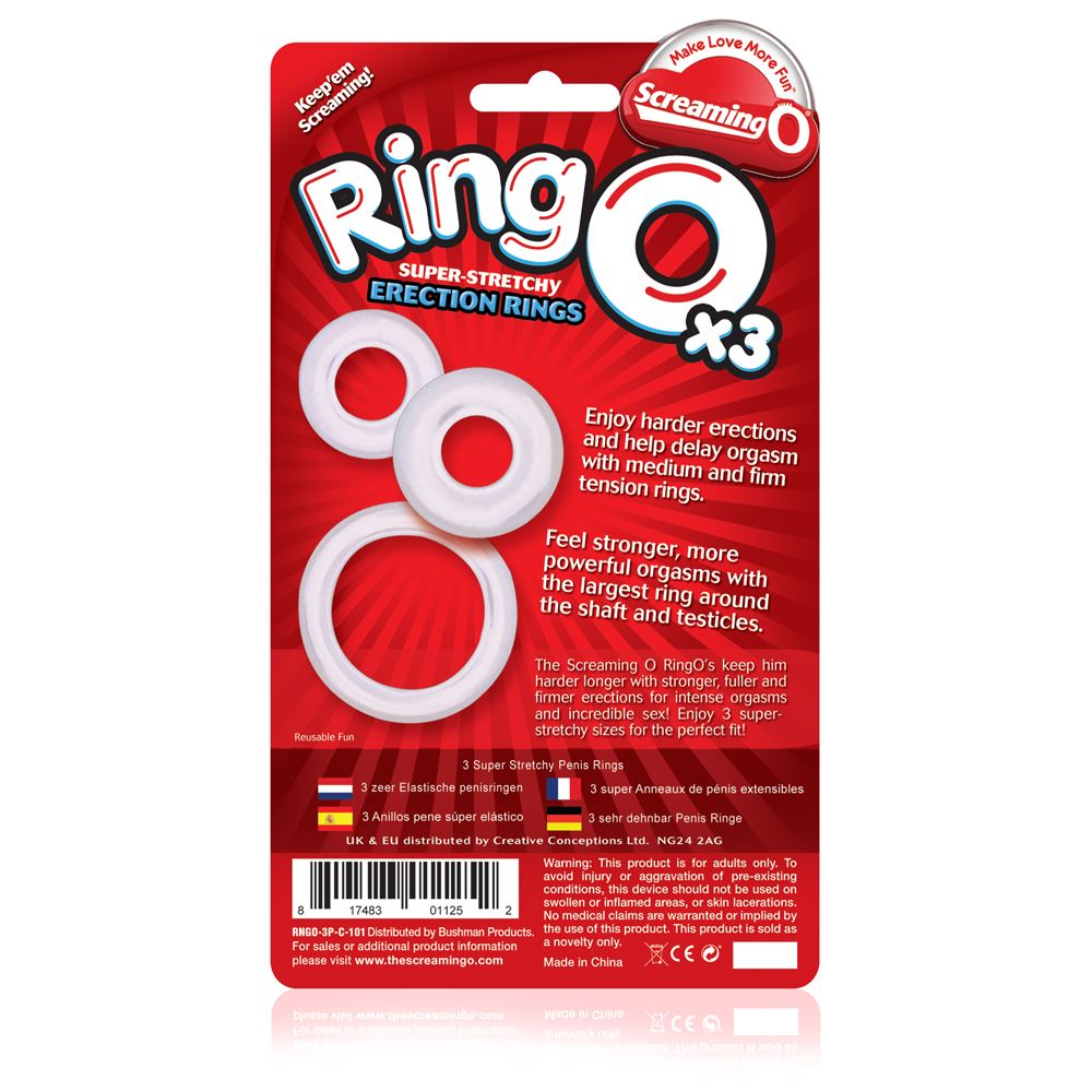 Screaming O RingO's x 3 (Black) 5 Screaming O RingO's x 3 (Black) - Image 5