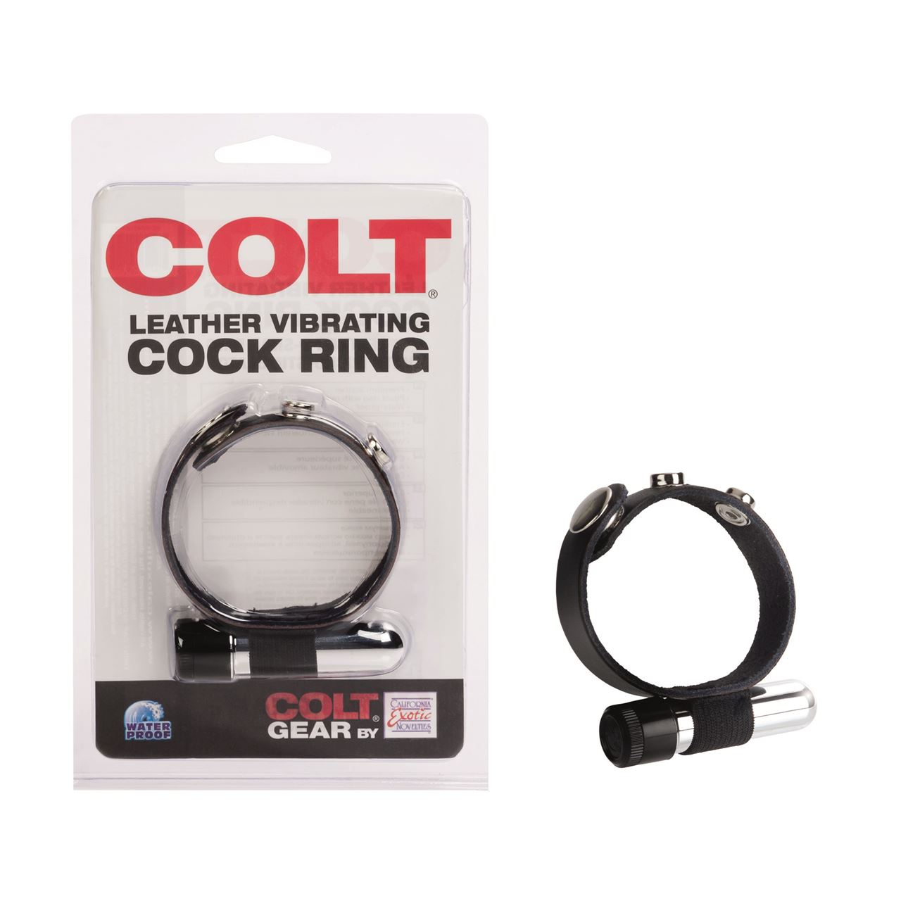 COLT® Leather Vibrating Cock Ring 2 COLT® Leather Vibrating Cock Ring - Image 2