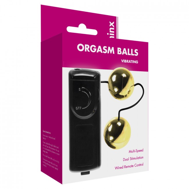 Minx Orgasm Balls Vibrating Balls Gold 2 Minx Orgasm Balls Vibrating Balls Gold - Image 2