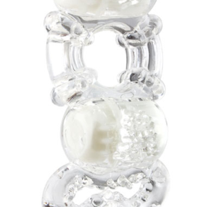 For Him 7 Screaming O Tri O Vibrating erection ring Clear