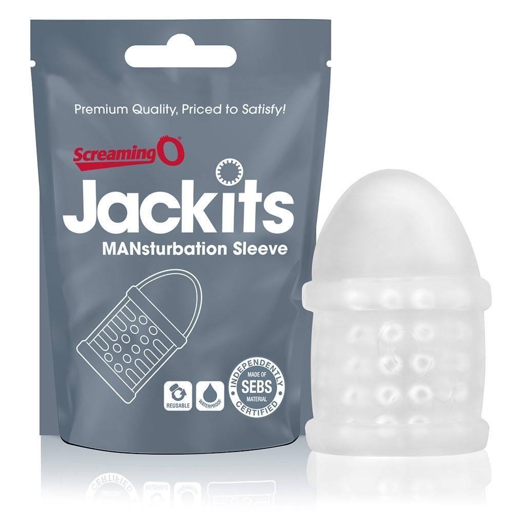 Screaming O Jackits Masturbation Sleeve 1 Screaming O Jackits Masturbation Sleeve