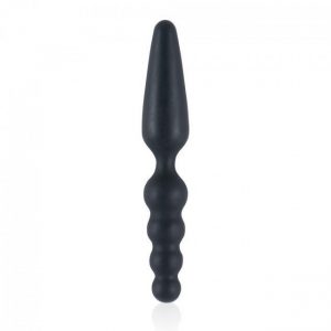 Anal Wands & Dildos 6 Nanma Dark Stallions Silicone Dual Butt Plug Black 7 inch
