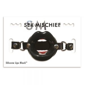 SEX AND MISCHIEF Silicone Lips Black