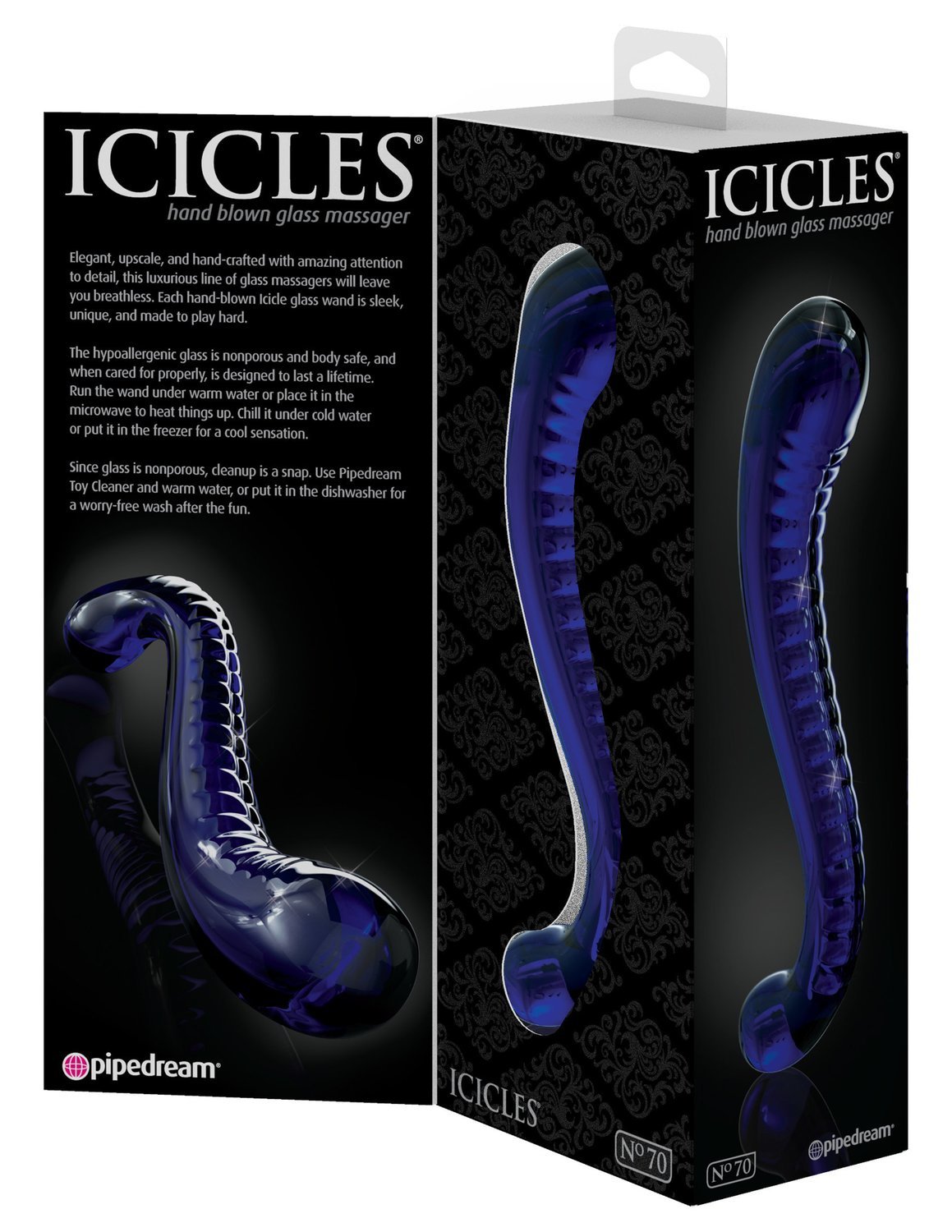 Icicles No. 70 Glass Dildo 5 Icicles No. 70 Glass Dildo - Image 5