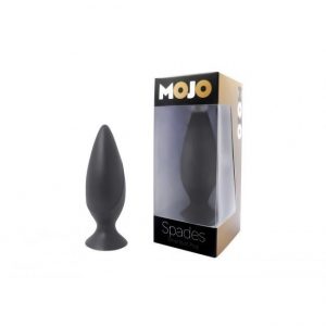 Mojo Mojo Spades Butt Plug Black Large