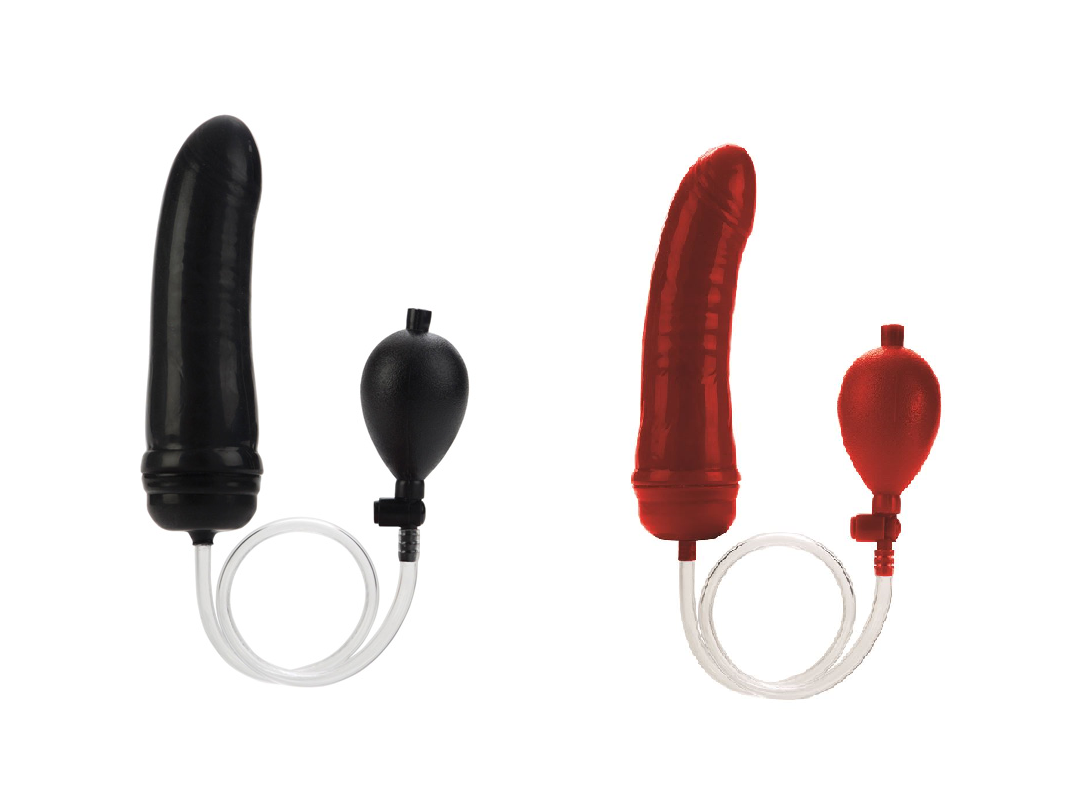 COLT Hefty Probe Inflatable Butt Plug - Red or Black 1 COLT Hefty Probe Inflatable Butt Plug - Red or Black