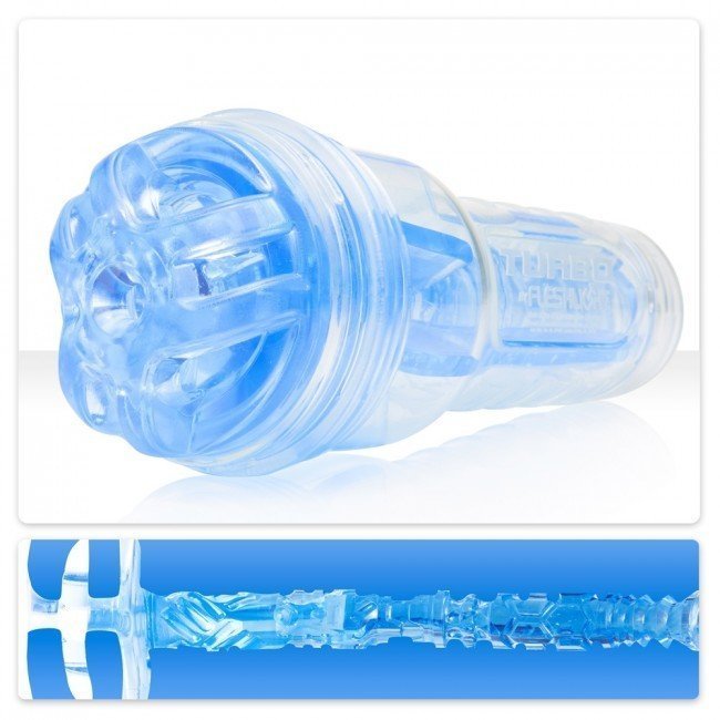 Fleshlight Turbo Ignition Blue Ice Blue 1 Fleshlight Turbo Ignition Blue Ice Blue