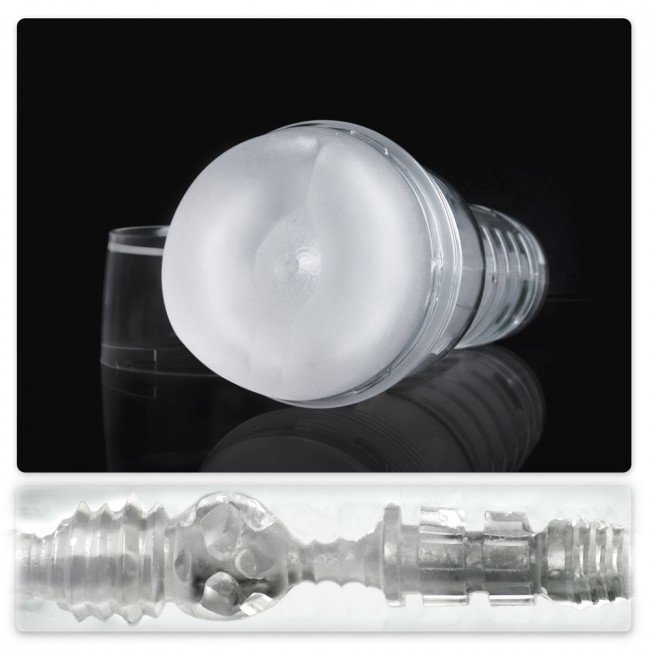 Fleshlight Ice Butt Crystal Transparent 1 Fleshlight Ice Butt Crystal Transparent