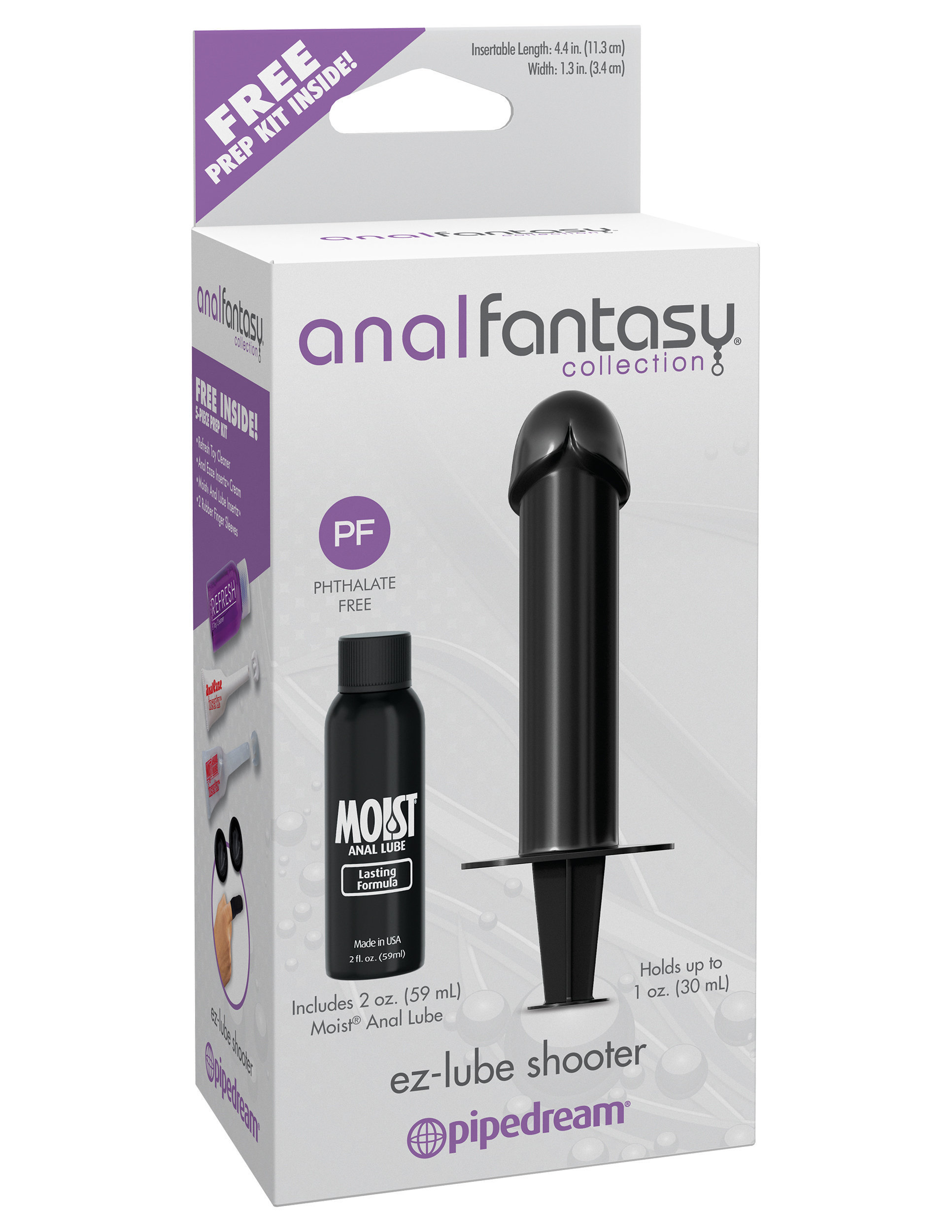 Anal Fantasy Collection EZ-Lube Shooter insertable anal syringe 1 Anal Fantasy Collection EZ-Lube Shooter insertable anal syringe