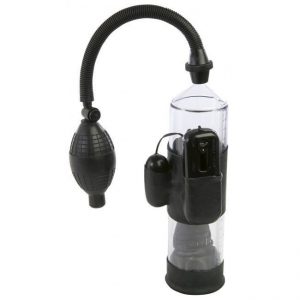 Penis Pumps & Enlargers 11 Nanma Lust Buster Vibrating Vacuum Pump With Cylinder Black 7.5in