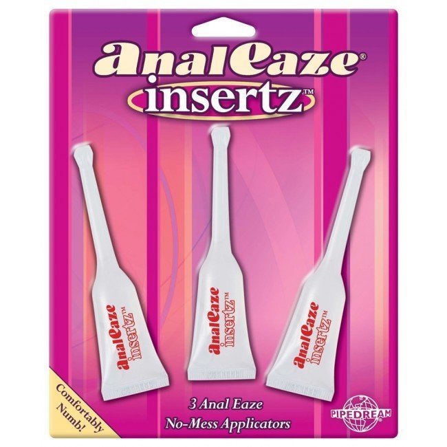 Pipedream Anal Eaze Insertz 3 No Mess Applicators Transparent 2 Pipedream Anal Eaze Insertz 3 No Mess Applicators Transparent