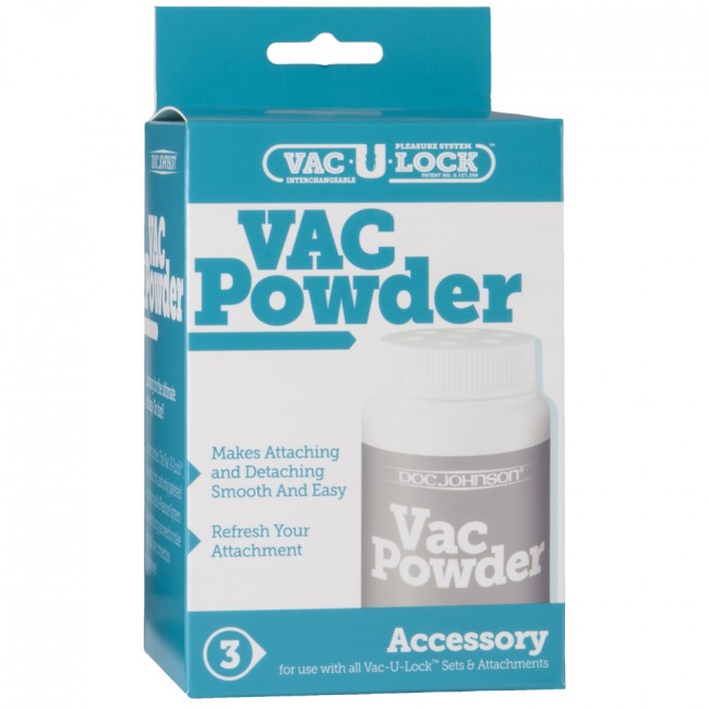 Doc Johnson Powder Vac U Lock Powder White 2 Doc Johnson Powder Vac U Lock Powder White - Image 2