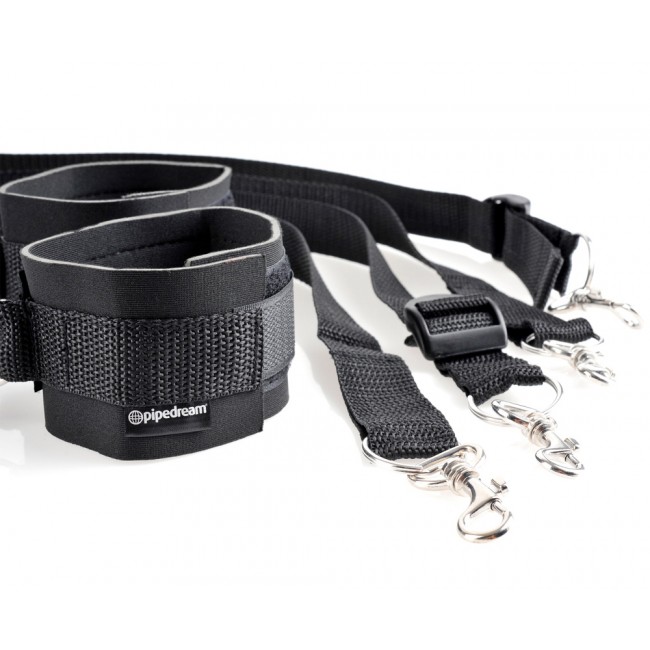 Fetish Fantasy Cuff & Tether Set Black 4 Fetish Fantasy Cuff & Tether Set Black - Image 4