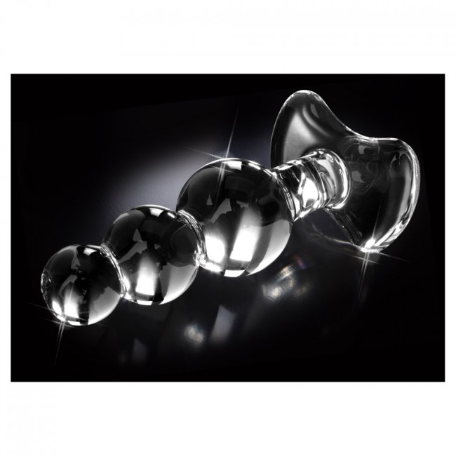 Icicles glass butt plug No 47 Transparent 4.25 inch 3 Icicles glass butt plug No 47 Transparent 4.25 inch - Image 3